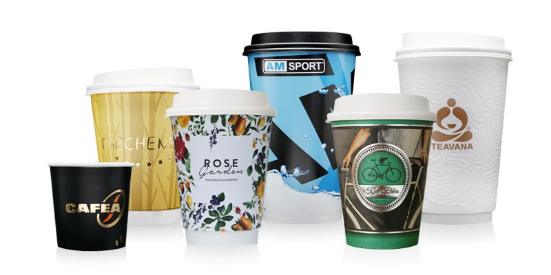 Printed Paper Cups Takeaway Cups Disposable Cups Custom Design